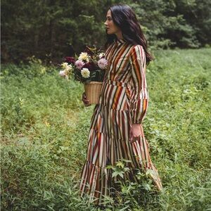 Brooks Dress in Dolce Stripe